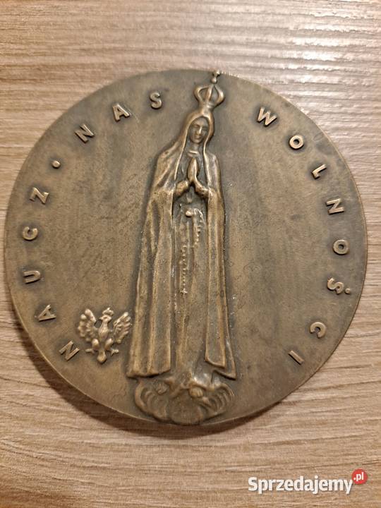 Medal 1992 Koronacja Matki Bożej Fatimskiej małopolskie Kraków