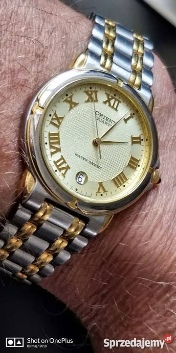 7 ZegarZegarek Orient Quartz Japanjasna tarcza opolskie Nysa