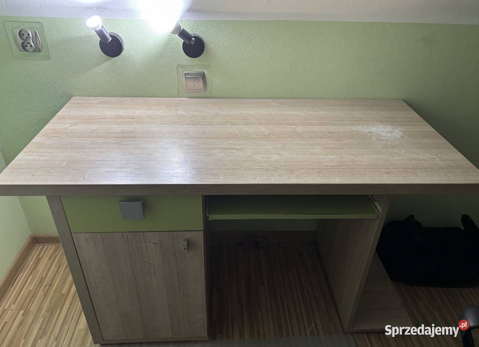 MEBLE DZIECKA Jasny dąb z elementami zieleni Gorzkowice sprzedam