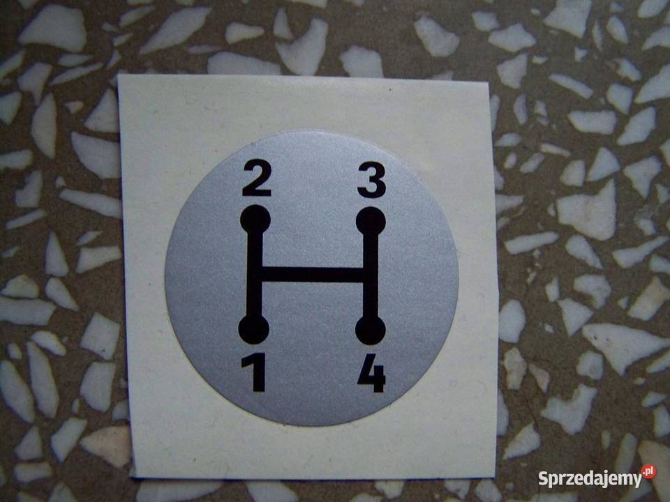 Ursus naklejka na dźwignię zmiany biegów nieuszkodzony Pozostałe