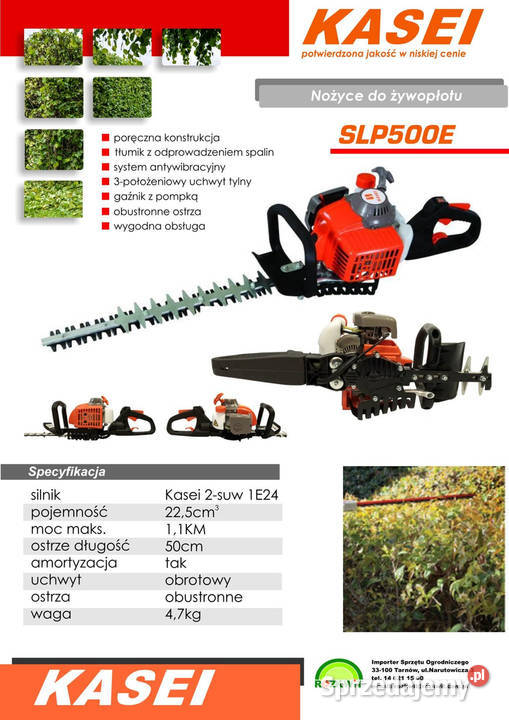 KASEI SLP500E SEKATOR NOŻYCE SPALINOWE DO Opalenica
