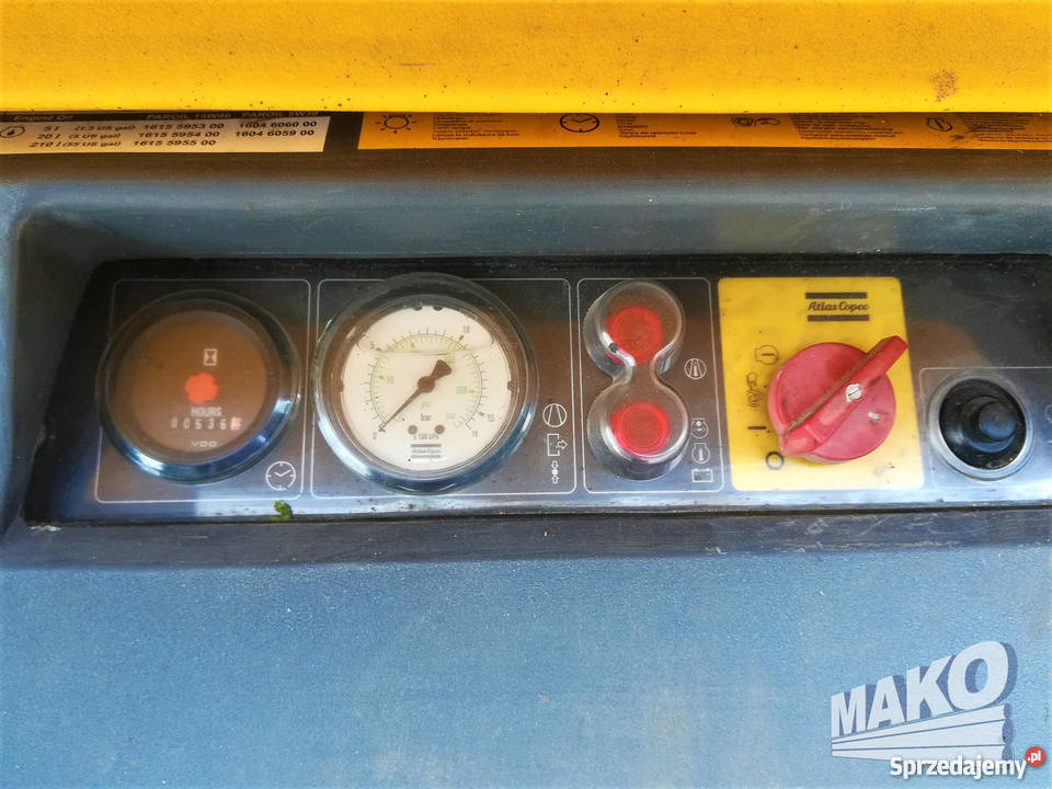 Kompresor Atlas Copco XAS57 XAS 47 57 67 97 NOWY 540h Ostrowiec Świętokrzyski