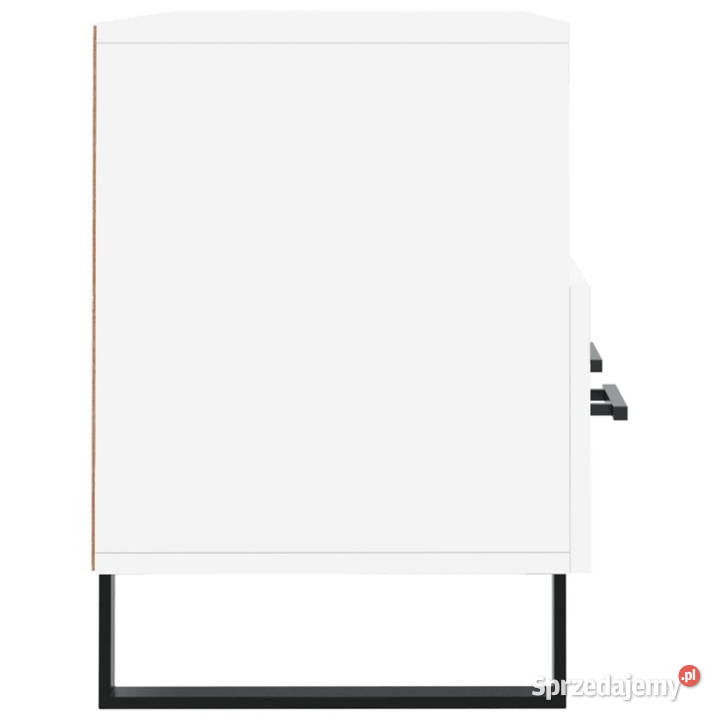 Szafka pod TV biała 102x36x50 materiał RTV Warszawa