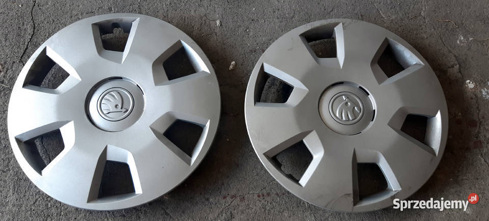 2 kołpaki Skoda 15 oryginalne