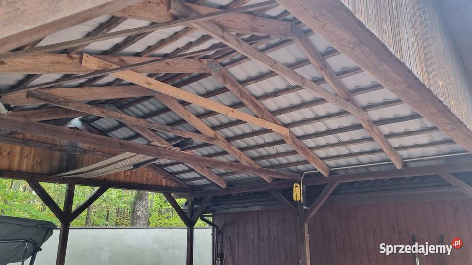 Sprzedam wiatę drewnianą 7mx7m wys 24m podlaskie Białystok