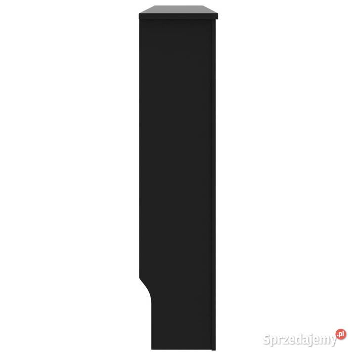 Osłona na kaloryfer czarna 152x19x815 MDF Warszawa