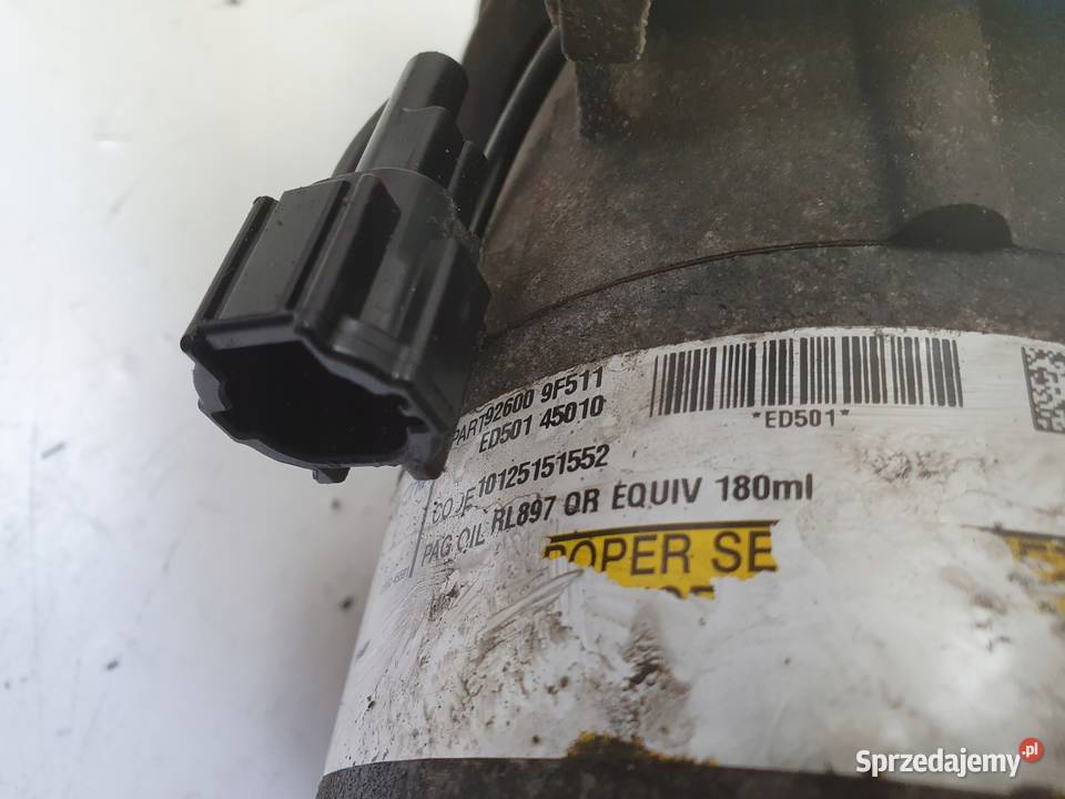 SPRĘŻARKA KLIMATYZACJI Nissan Almera N16 15 16V osobowe Chełm sprzedam