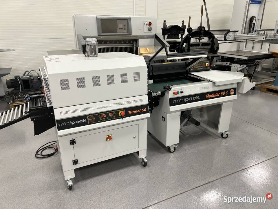 Zgrzewarka kątowa z tunelem obkurczającym mazowieckie Radom sprzedam