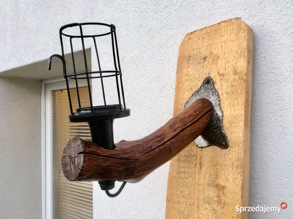 Lampa ścienna Bakelit PRL Słupsk