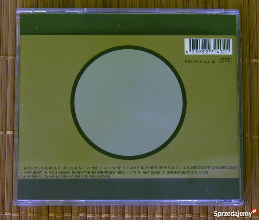 Swans Die Tr Ist Zu CD 1 płyta