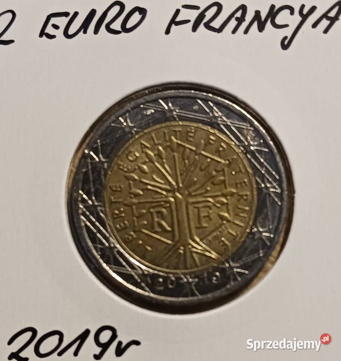 2 Euro Francja 2019 r Numizmatyka Konin