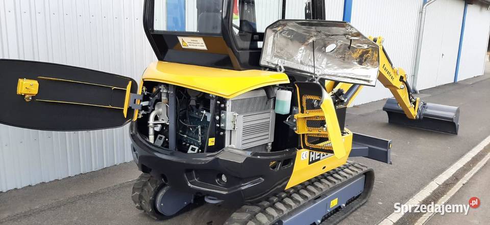 NOWA Minikoparka Eurotrac HE28 l Silnik KUBOTA i wielkopolskie Leszno