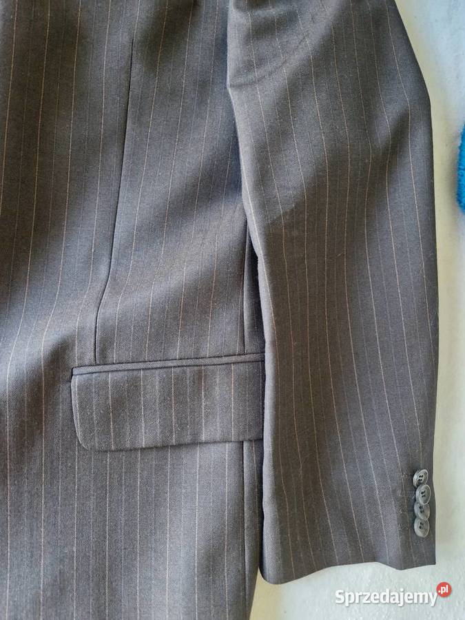 Piękny garnitur ślubny Bytom prawie nowy
