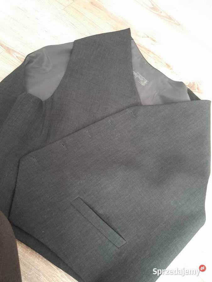 Kamizelka garniturowa czarna 60 Wieliczka
