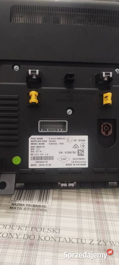 Wyświetlacz Nawigacji Clio V Csptur II Renault Nawigacje fabryczne