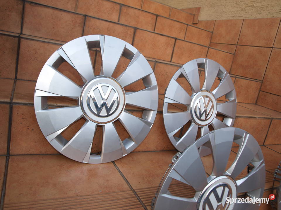 VW kołpaki 14 oryginalne chrom komplet 4 sztuki Kalisz