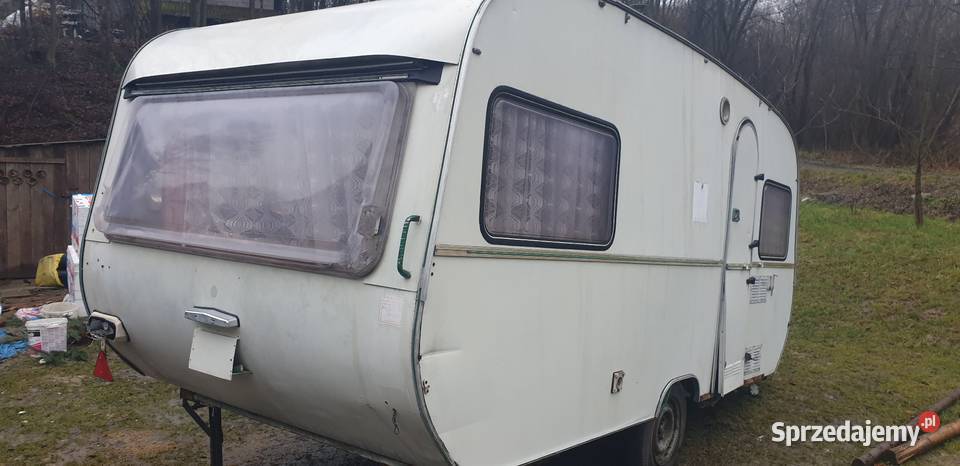 Przyczepa kempingowa z hamulcem najazdowym 5m sprzedam