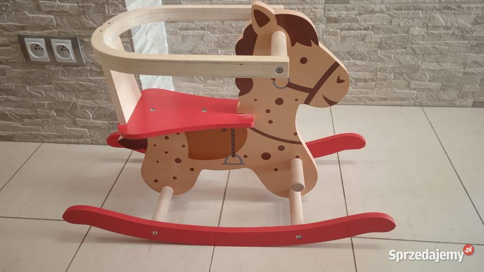Konik na biegunach drewniany Playtive mazowieckie Warszawa