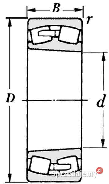 Łożysko baryłkowe samonastawne 100x180x46 mm SKF Kamionna