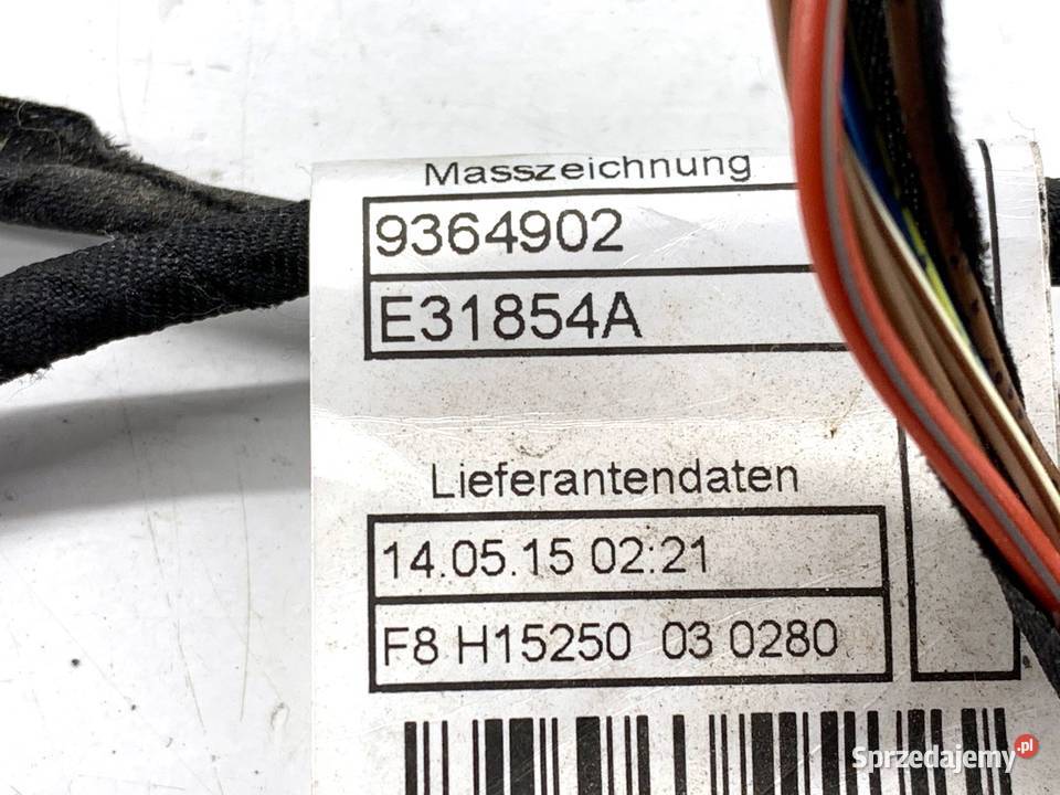 WIĄZKA DRZWI PRZÓD LEWY BMW F16 9364902 30 313 Drzwi