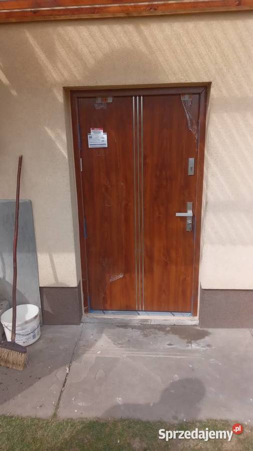 Drzwi zewnętrzne z montażem do bloku ręki Piotrków Trybunalski sprzedam