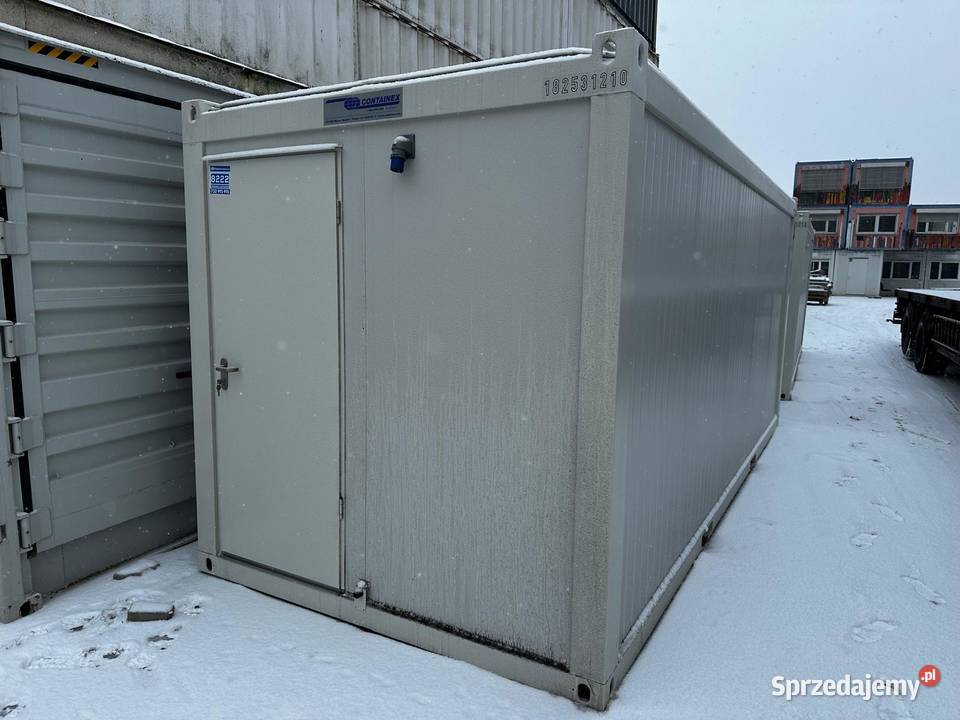 KONTENER BIUROWY SOCJALNY CONTAINEX 25x6 NOWY
