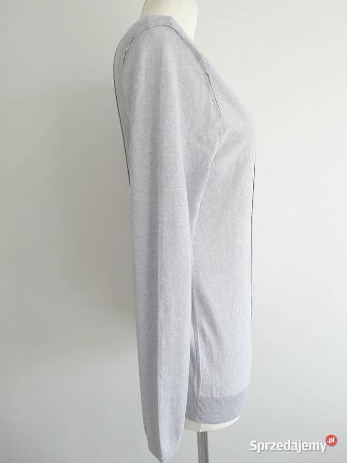 Sweter Wełniany 100 Wełna Merino Fine Jasnoszary szary/srebrny podlaskie sprzedam