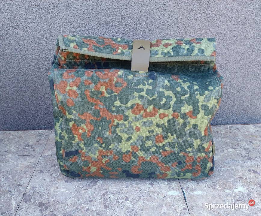 Solidna wojskowa torba bundeswehry na maskę