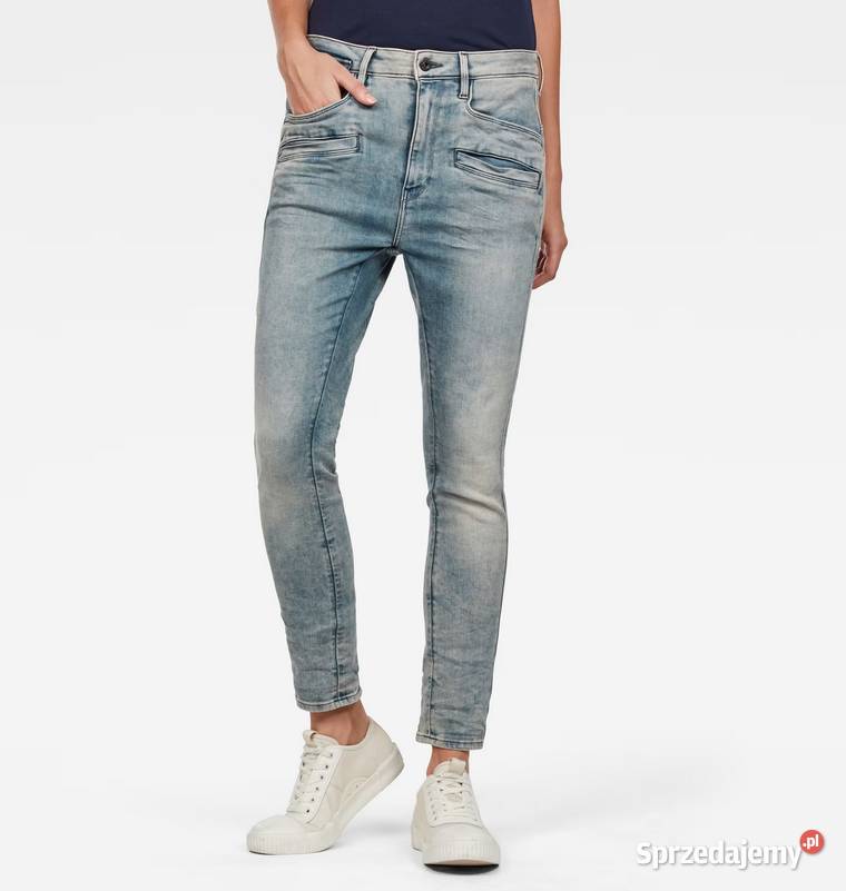 GSTAR RAW SPODNIE JEANS DŻINSY BOYFRIEND 3D 38 M Kalisz