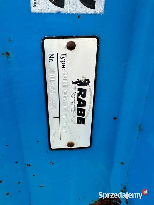 Pług 5 skibowy obrotowy Rabe Werk Super Albatros nieuszkodzony Janów