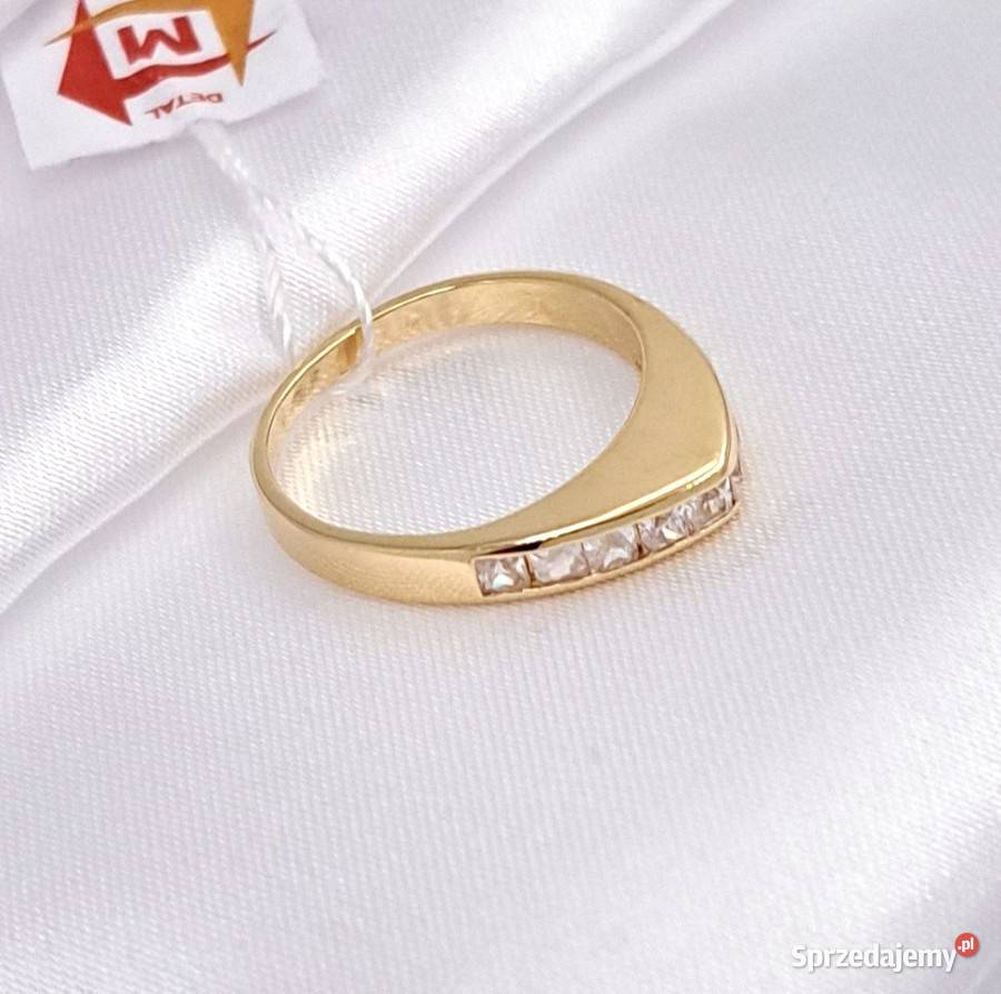 Pierścionek r14 Złoty pr585 Glamour Z721 Poznań