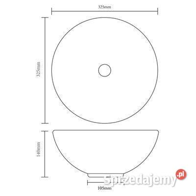 Umywalka łazienkowa ceramiczna czarna małopolskie Nowy Sącz