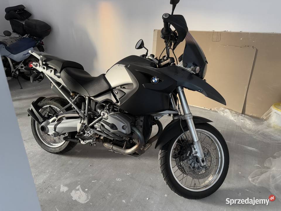 bmw gs 1200 R1200GS ładny szprychowe koła czarny Ostróda