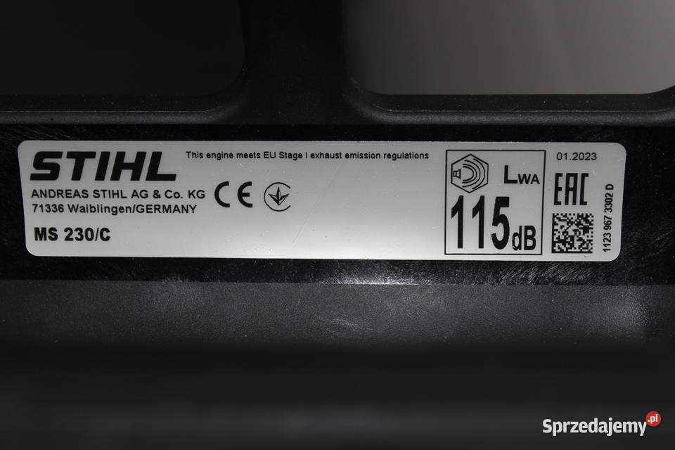 STIHL 230 27 Piła Pilarka Spalinowa Białystok