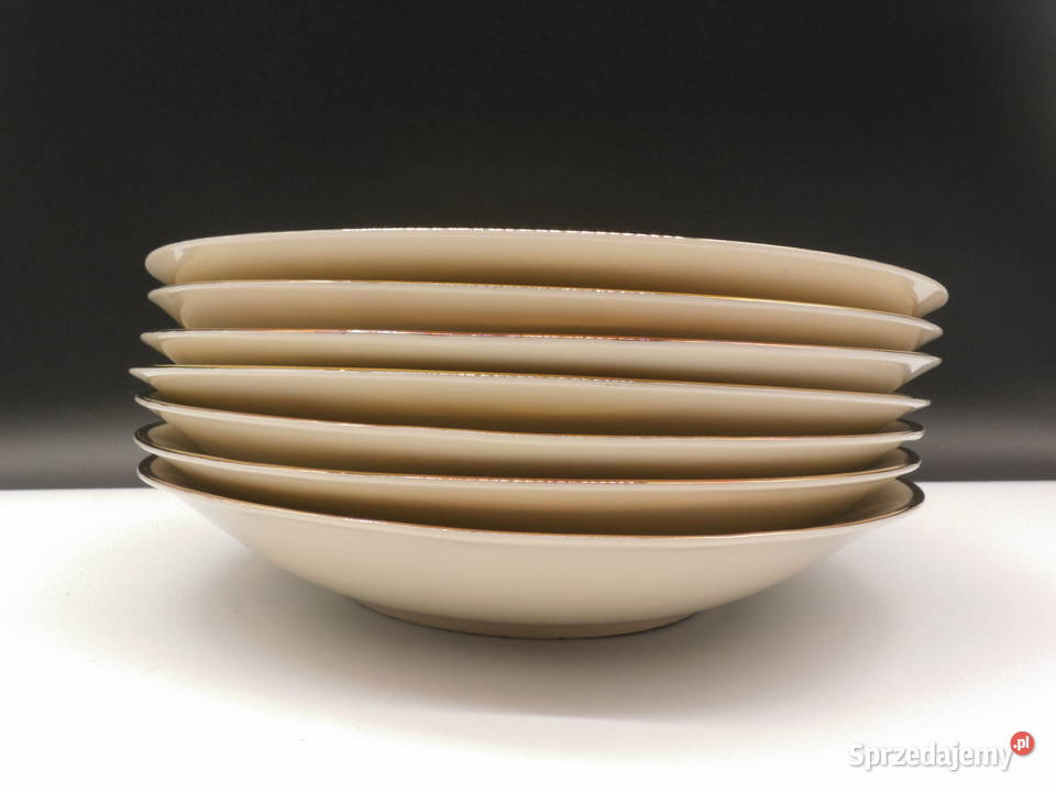 Porcelanowe talerze głębokie do zupy 7 Porcelana i szkło Raszków sprzedam