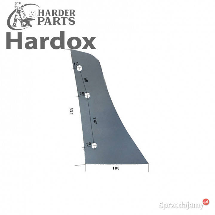 Pierś HARDOX 1702P do pługa UNIA grudziądz TUR sprzedam