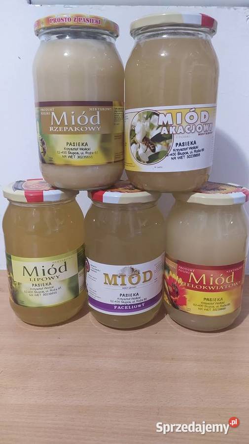 Miód Słupca sprzedam