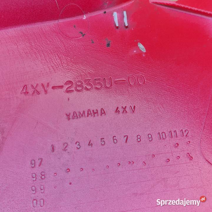 YAMAHA R1 RN01 YZFR1 BOK BOCZEK OWIEWKA OSŁONA Bieleń