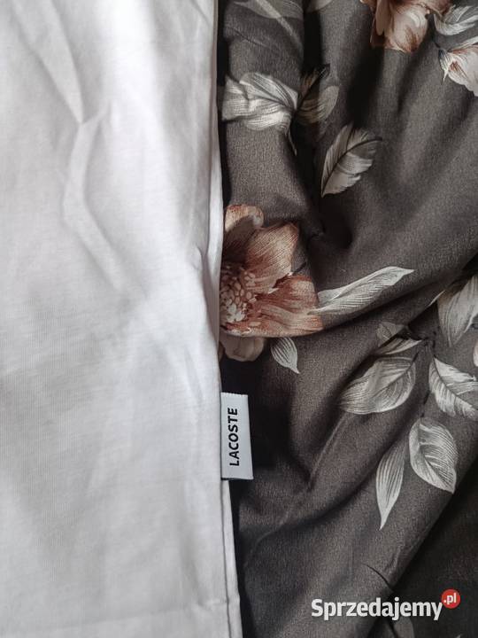 Tshirt męski Lacoste duże logo producenta kolor Rozmiar XL Odzież i bielizna męska Białystok
