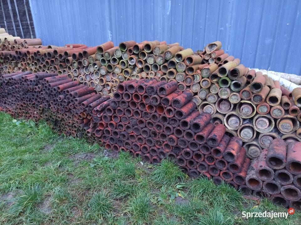 Dren dreny melioracyjne ceramiczne rury warmińsko-mazurskie Miłakowo