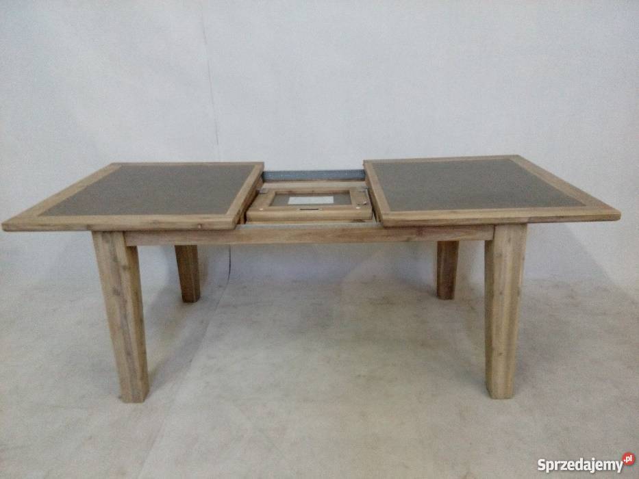 Nowoczesny stół drewniany z szarym blatem Xooon Opole