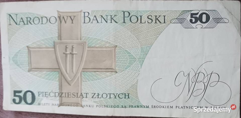50 złotych 1 XII 1988 r seria GR Konin