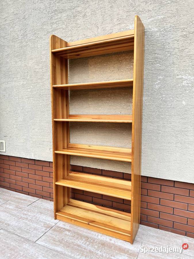 Regał sosnowy drewniany biblioteczka półki na Warszawa sprzedam