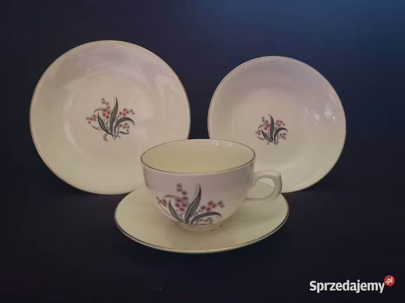 Filiżanka z talerzykiem Wedgwood Co Made in Porcelana i szkło Gdańsk