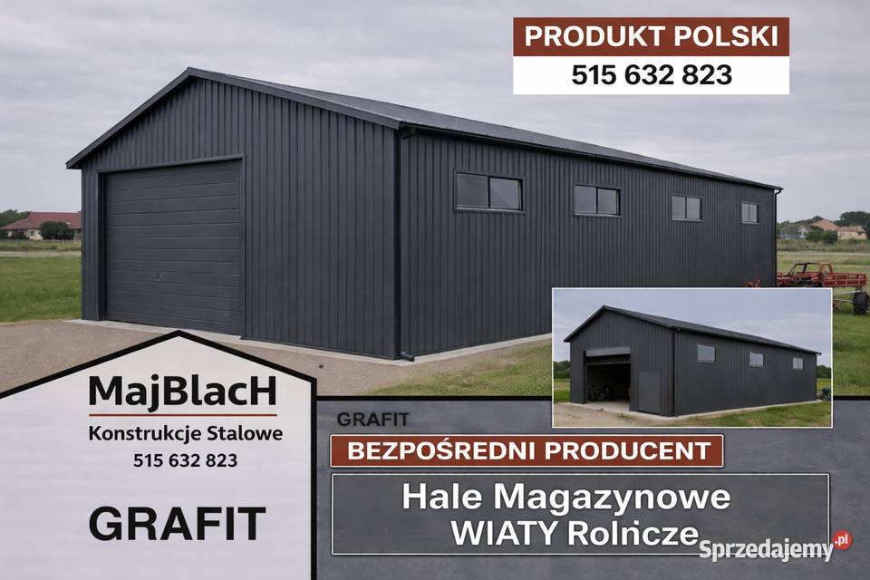 Garaż Blaszany Ocynkowany Wiata Magazynowa kujawsko-pomorskie Sępólno Krajeńskie