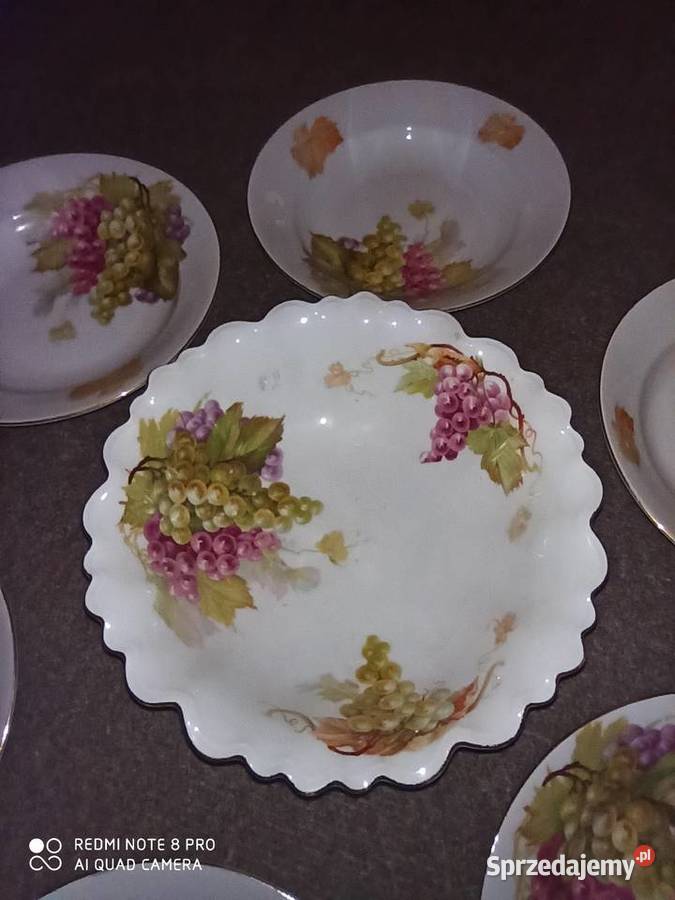 Porcelanowa misa z winogromi
Z 6 miseczkami Gdańsk