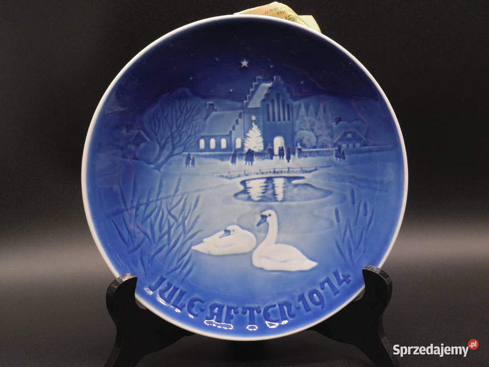 Talerz świąteczny z 1974 roku zatytułowany Boże wielkopolskie Raszków sprzedam