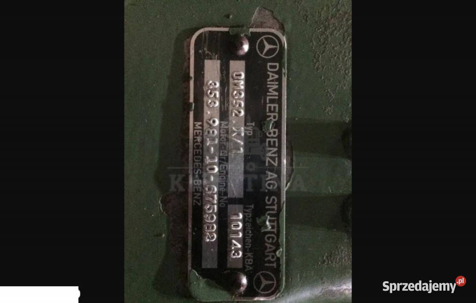 Dominator 78 SL Silnik Mercedes OM 352 Jastrzębniki sprzedam