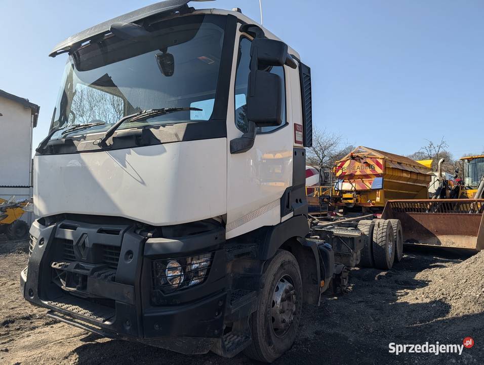 Renault C430 8x4 Rama do zabudowy C430 2014 8x4 Rok produkcji 2014 Samochody ciężarowe Ropczyce