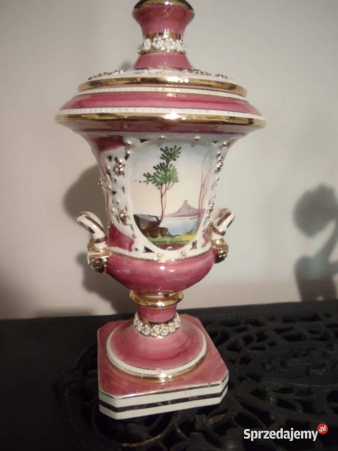 Waza wazon włoska porcelana H Sanders Porcelana i szkło Gniezno